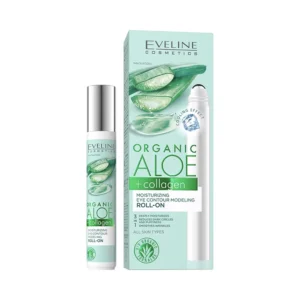 EVELINE ALOE+COLLAGEN EYE ROLL-ON CONTOUR 15ML - Image 1