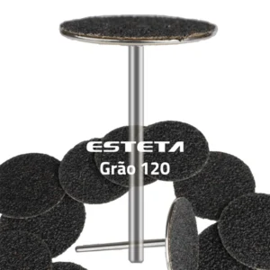 Kit Lixa Pés para Micromotor Grão 120 - Esteta - Image 1