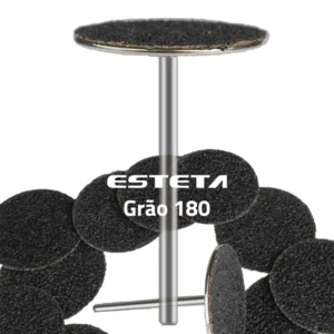 Kit Lixa Pés para Micromotor Grão 180 - Esteta - Image 1