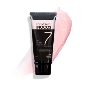 POLYACRYGEL INOCOS CHÁ ROSINHA GLITTER 60G - Image 1