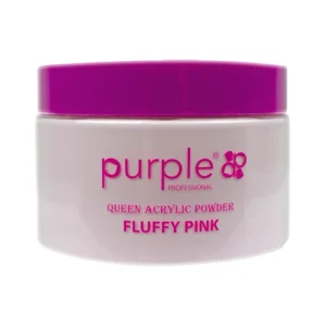 Pó Acrilico Fluffy Pink 200gr Purple - Image 1