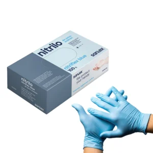 Luvas Nitrilo Azul Tam.S 100uni - Image 1