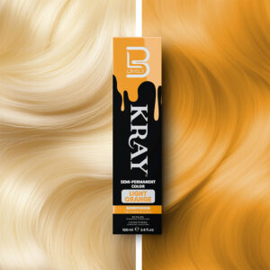 SEMI-PERMANENT COLOR LIGHT ORANGE KRAY 100ML LEVEL3 - Image 2