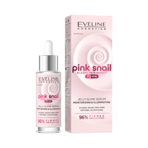 EVELINE PINK SNAIL MOISTURIZING & ILLUMINATING SERUM 30ML - Image 1