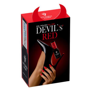 PACK DEVIL´S RED  (VERNIZ GEL VV Nº466 + TOP MY GLOSS 8ML) - Image 1