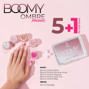Pack Boomy Ombré – 5 Cores + Oferta Caixa de Esponjas e Pinça - Image 1