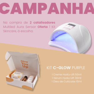Campanha 2 Catalisadores Purple Professional + Oferta Kit Skincare C-Glow Purple - Image 1